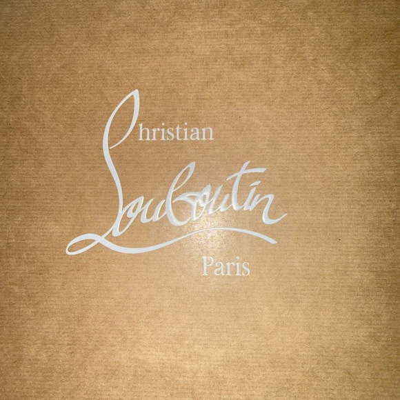 Christian Louboutin Gold and Red Heels - Picture 5 of 7